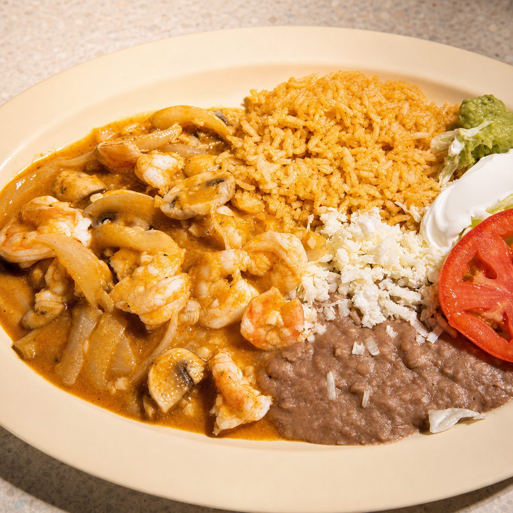 Camarones Al Mojo De Ajo.